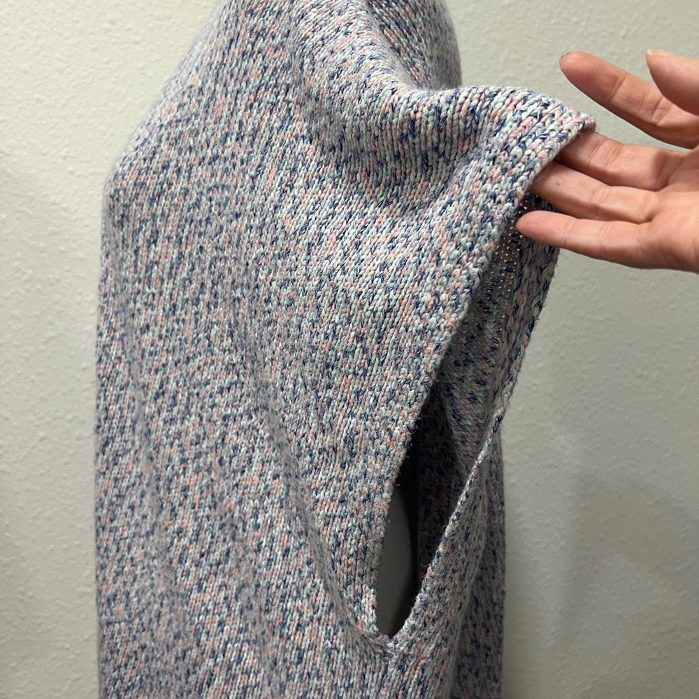 LOFT Oversized Confetti Wrap Cardigan Sweater EUC - Picture 3 of 8